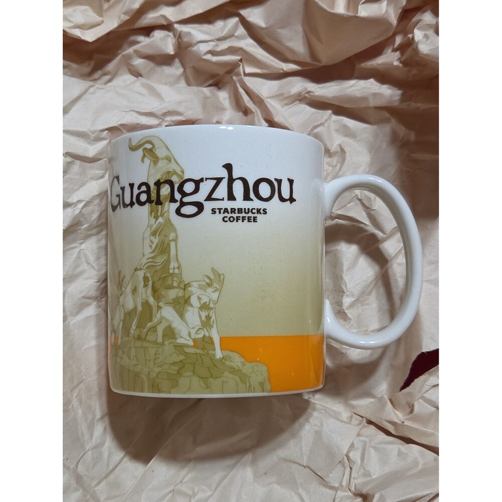 Starbucks Global Icon Coffee Tea Mug Cup 16oz Guangzhou China 2008